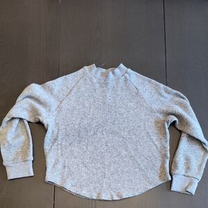 Madewell Heather Gray Knit Top